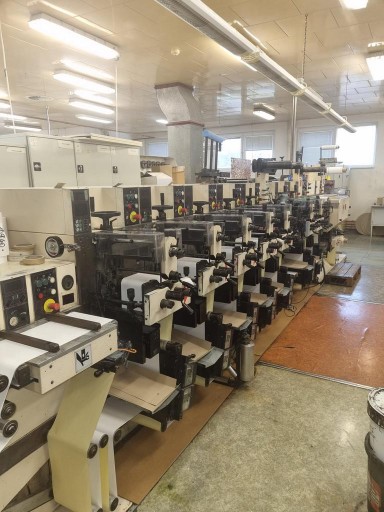 Flexographic printing machine